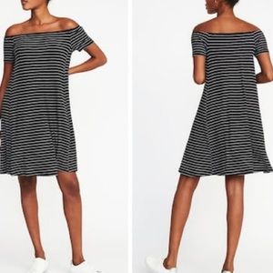 Old Navy Off The Shoulder Swing Dress - NWT